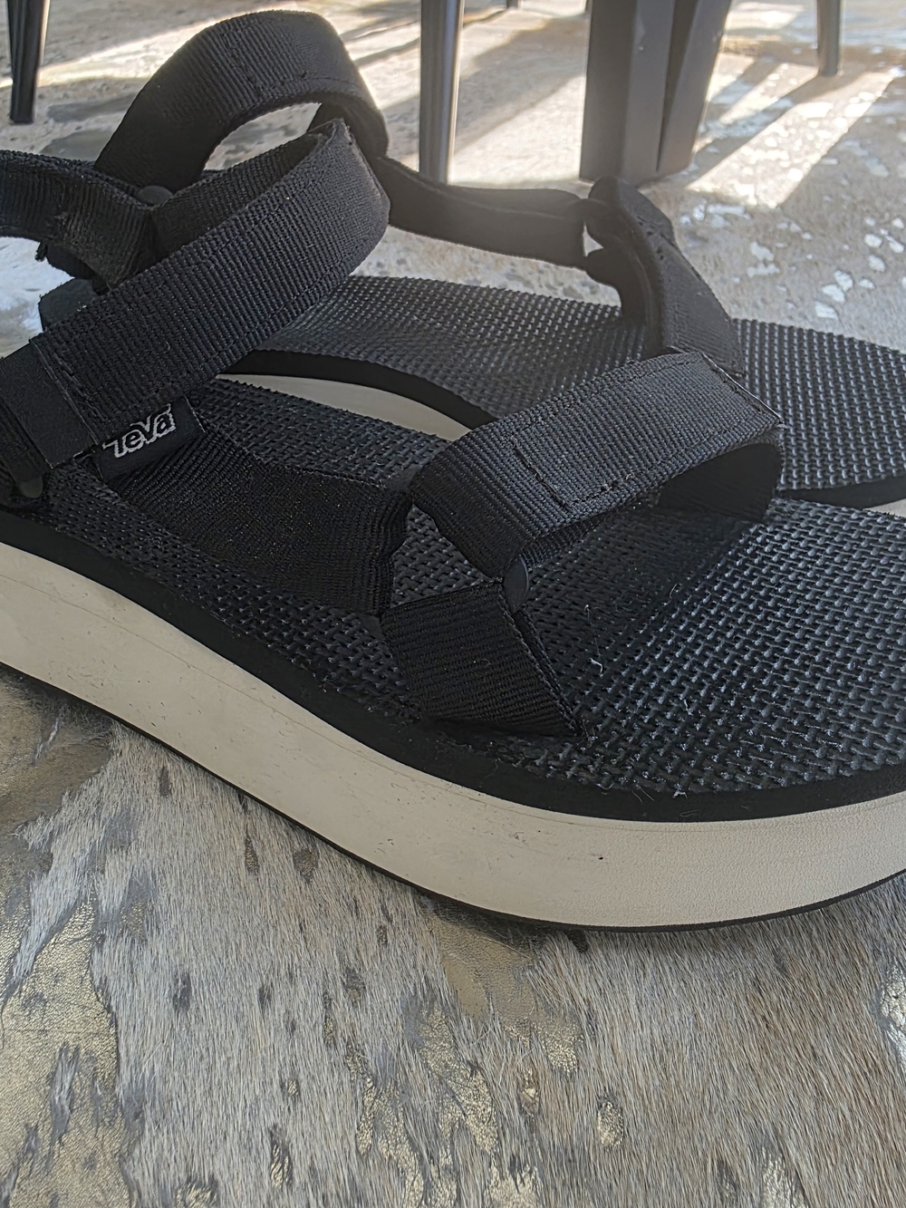 Teva Women’s Black Strappy Sandals